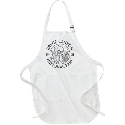 Bryce Canyon National Park 1928 Utah Full-Length Apron With Pockets