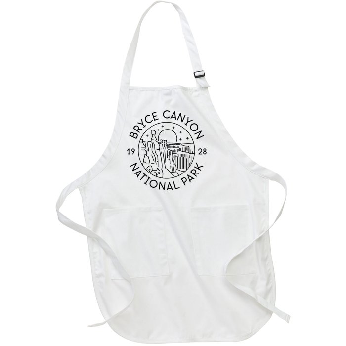 Bryce Canyon National Park 1928 Utah Full-Length Apron With Pockets