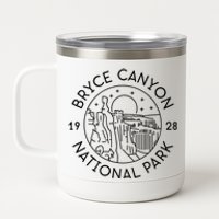 Bryce Canyon National Park 1928 Utah 12 oz Stainless Steel Tumbler Cup