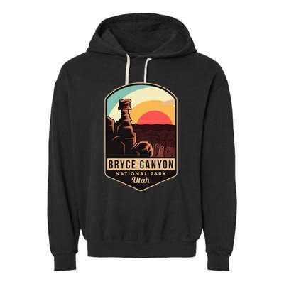 Bryce Canyon National Park Hiking Utah Tourist Souvenirs Garment-Dyed Fleece Hoodie