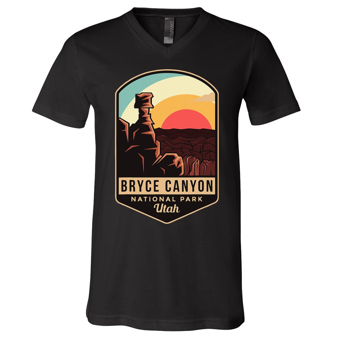 Bryce Canyon National Park Hiking Utah Tourist Souvenirs V-Neck T-Shirt