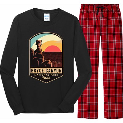 Bryce Canyon National Park Hiking Utah Tourist Souvenirs Long Sleeve Pajama Set