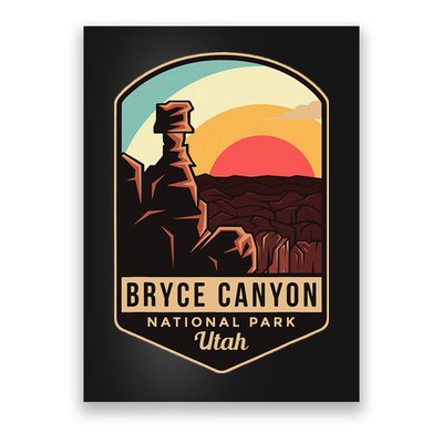 Bryce Canyon National Park Hiking Utah Tourist Souvenirs Poster