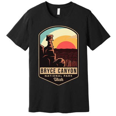 Bryce Canyon National Park Hiking Utah Tourist Souvenirs Premium T-Shirt