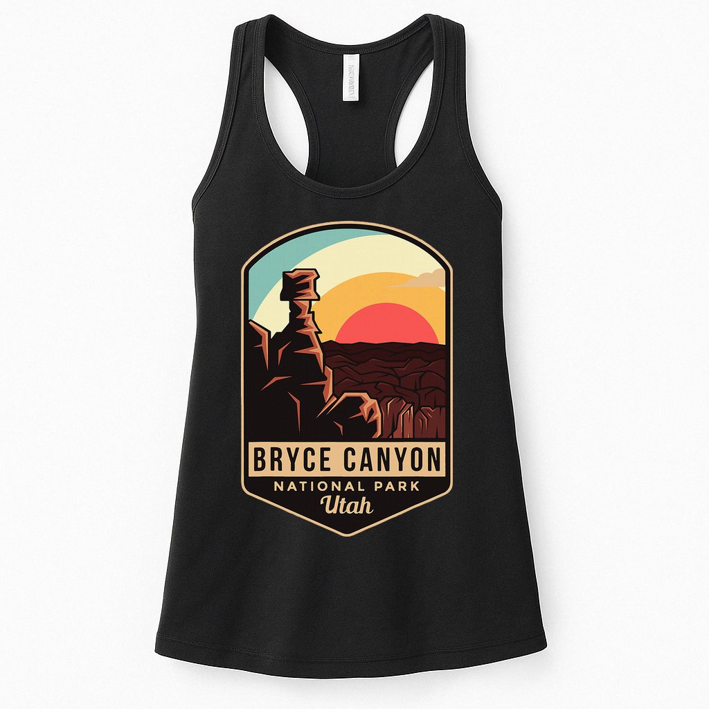 Bryce Canyon National Park Hiking Utah Tourist Souvenirs Womens Tank Top