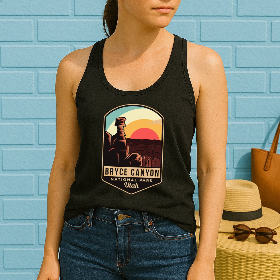 Bryce Canyon National Park Hiking Utah Tourist Souvenirs Womens Tank Top