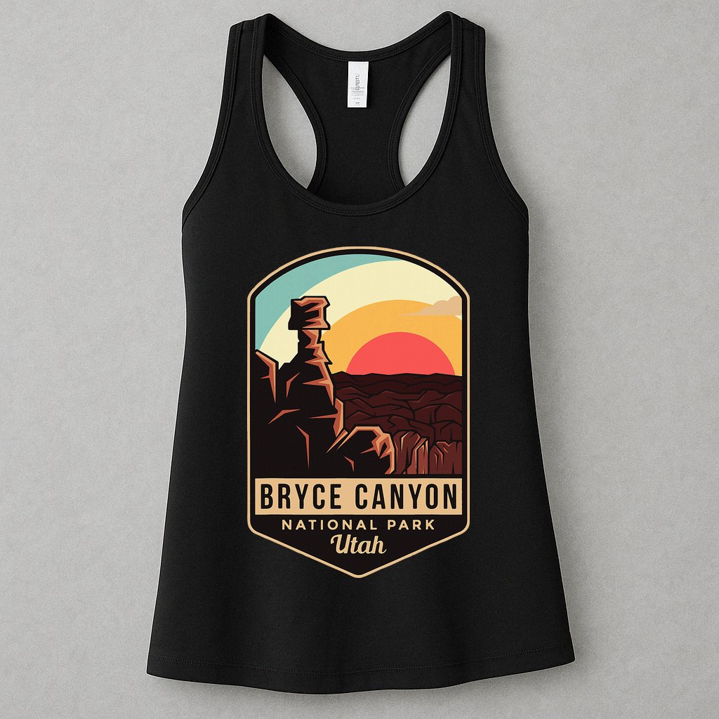 Bryce Canyon National Park Hiking Utah Tourist Souvenirs Womens Tank Top