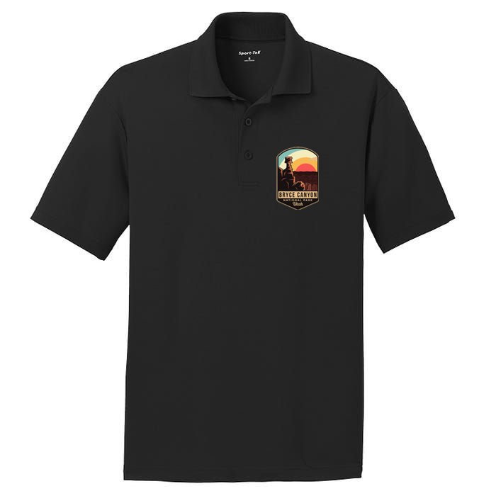 Bryce Canyon National Park Hiking Utah Tourist Souvenirs PosiCharge RacerMesh Polo