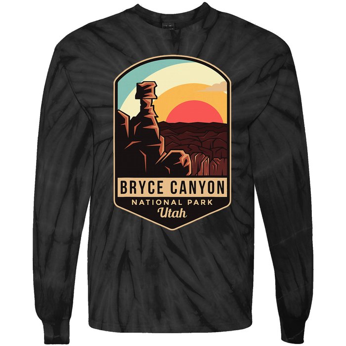 Bryce Canyon National Park Hiking Utah Tourist Souvenirs Tie-Dye Long Sleeve Shirt