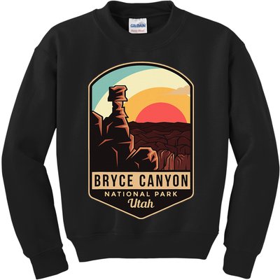 Bryce Canyon National Park Hiking Utah Tourist Souvenirs Kids Sweatshirt
