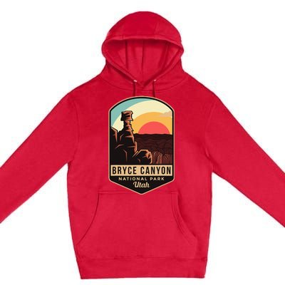 Bryce Canyon National Park Hiking Utah Tourist Souvenirs Premium Pullover Hoodie