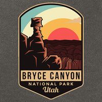 Bryce Canyon National Park Hiking Utah Tourist Souvenirs Cotton Canvas Backpack