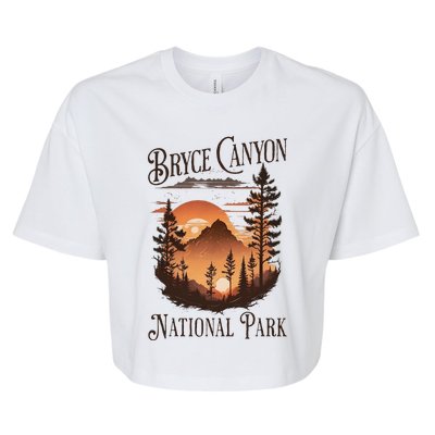 Bryce Canyon National Park Bella+Canvas Jersey Crop Tee