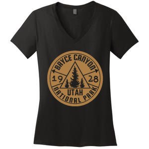 Bryce Canyon National Park Utah Hike Outdoors Women's V-Neck T-Shirt