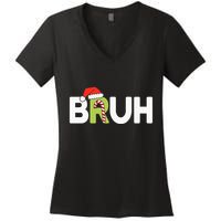 Bruh Christmas Ns Funny Christmas Women's V-Neck T-Shirt