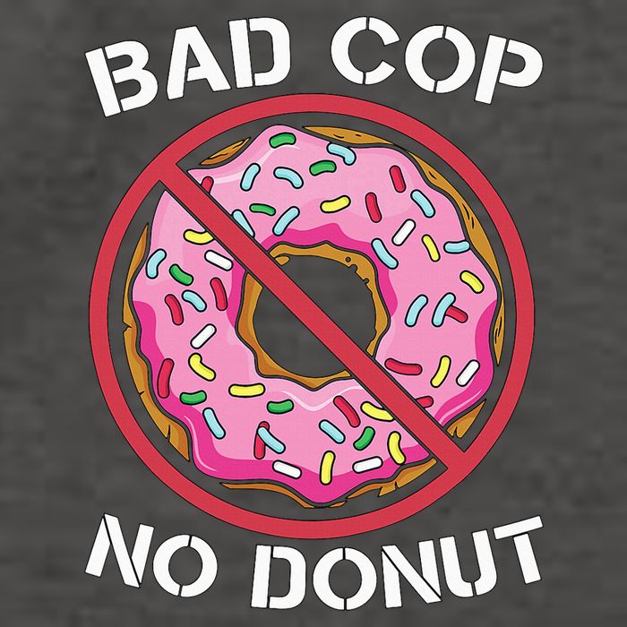 Bad Cop No Donut Law Enforcement Policeman Police Officer Vector Backpack