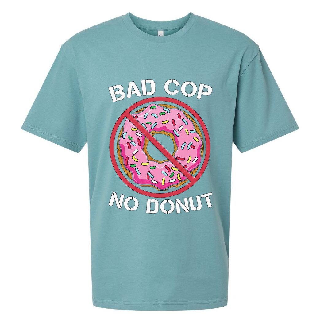 Bad Cop No Donut Law Enforcement Policeman Police Officer Sueded Cloud Jersey T-Shirt