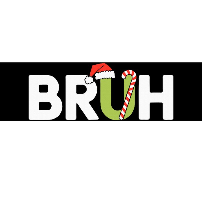 Bruh Christmas Ns Funny Christmas Bumper Sticker