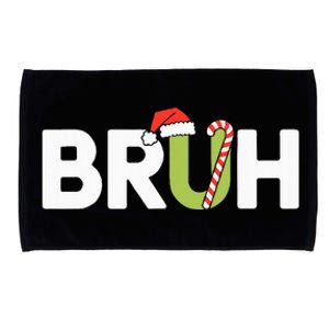 Bruh Christmas Ns Funny Christmas Microfiber Hand Towel