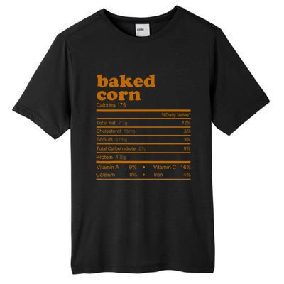 Baked Corn Nutrition Facts Thanksgiving Nutrition Tall Fusion ChromaSoft Performance T-Shirt