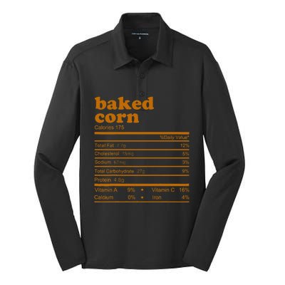 Baked Corn Nutrition Facts Thanksgiving Nutrition Silk Touch Performance Long Sleeve Polo