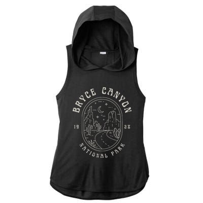 Bryce Canyon National Park Utah Ladies PosiCharge Tri-Blend Wicking Draft Hoodie Tank