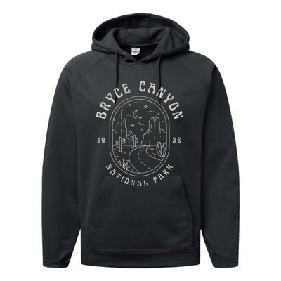 Bryce Canyon National Park Utah Performance Fleece Hoodie