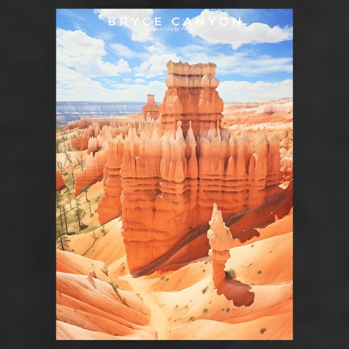 Bryce Canyon National Park Photographic 7 Panel Mesh Trucker Snapback Hat