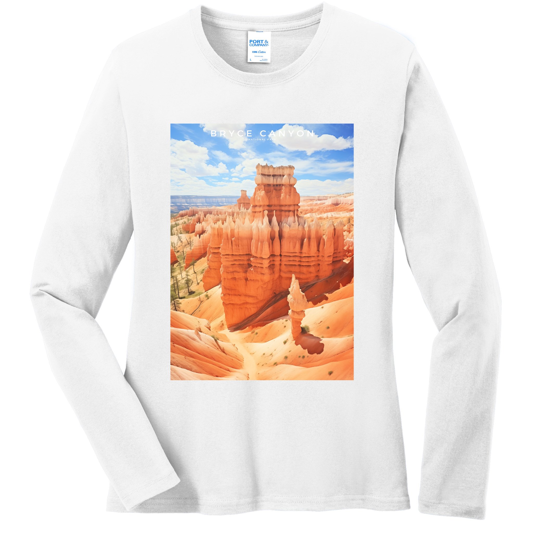 Bryce Canyon National Park Photographic Ladies Long Sleeve Shirt