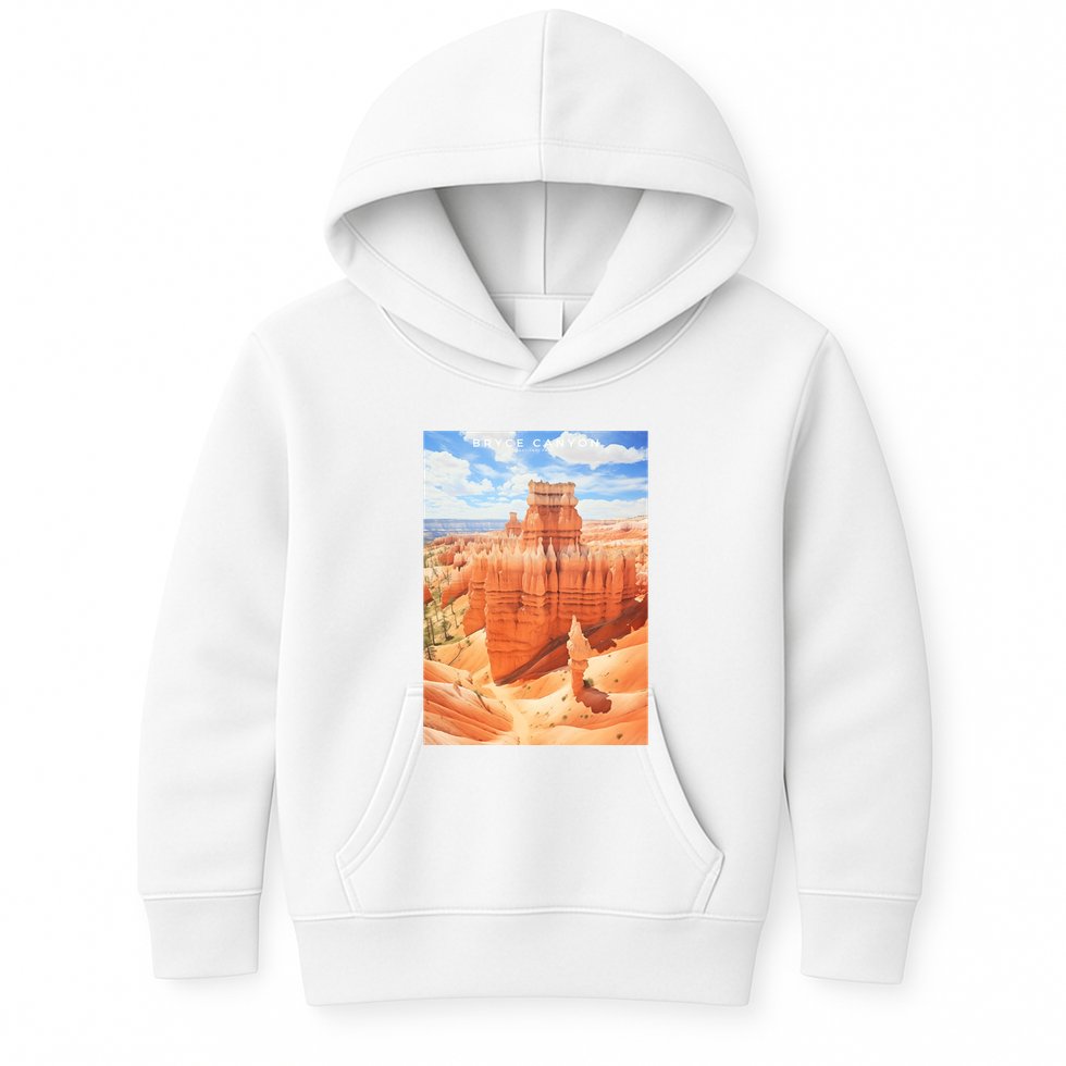 Bryce Canyon National Park Photographic Kids Hoodie