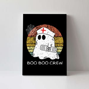 BooBoo Crew Nurse Healthcare Halloween Party Canvas