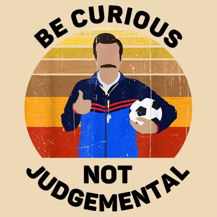 Be Curious Not Judgemental Funny Quote Drawstring Bag