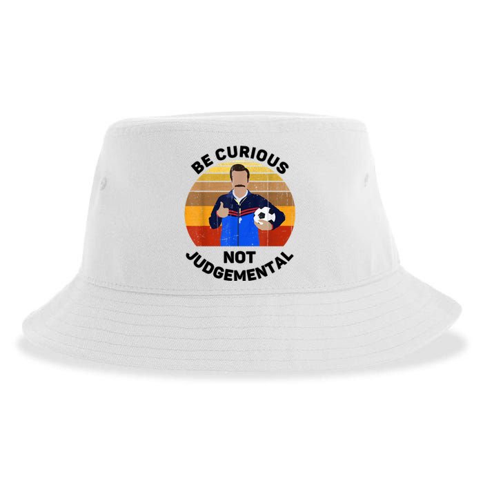 Be Curious Not Judgemental Funny Quote Sustainable Bucket Hat