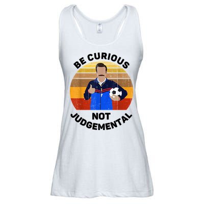 Be Curious Not Judgemental Funny Quote Ladies Essential Flowy Tank