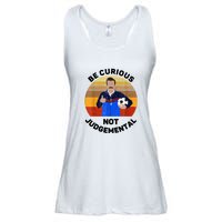 Be Curious Not Judgemental Funny Quote Ladies Essential Flowy Tank