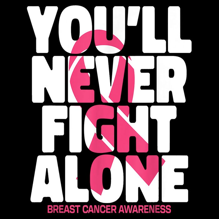 Breast Cancer Nobody Fights Alone Breast Cancer Awareness Tall T-Shirt