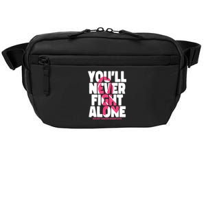 Breast Cancer Nobody Fights Alone Breast Cancer Awareness Crossbody Pack