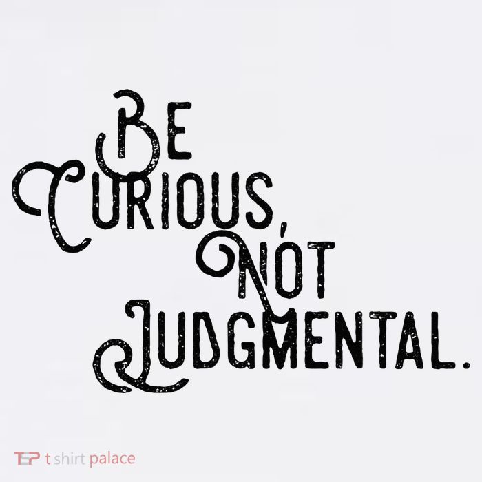 Be Curious Not Judgemental Inspirational Vintage Doggie Tank
