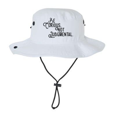 Be Curious Not Judgemental Inspirational Vintage Bucket Hat