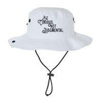 Be Curious Not Judgemental Inspirational Vintage Bucket Hat