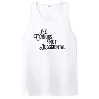 Be Curious Not Judgemental Inspirational Vintage PosiCharge Competitor Tank