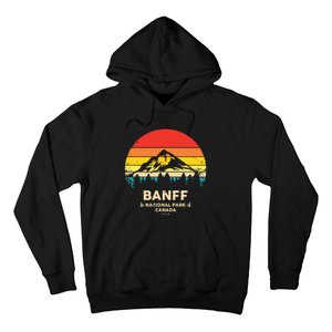 Banff Canadian National Park Retro Souvenir Hoodie