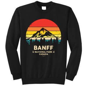 Banff Canadian National Park Retro Souvenir Sweatshirt