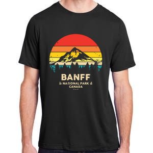 Banff Canadian National Park Retro Souvenir Adult ChromaSoft Performance T-Shirt