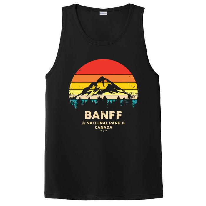 Banff Canadian National Park Retro Souvenir PosiCharge Competitor Tank