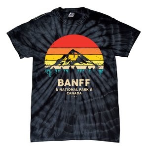 Banff Canadian National Park Retro Souvenir Tie-Dye T-Shirt