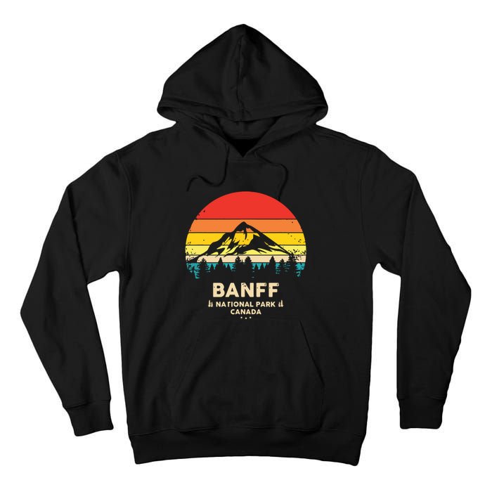 Banff Canadian National Park Retro Souvenir Tall Hoodie