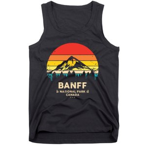 Banff Canadian National Park Retro Souvenir Tank Top