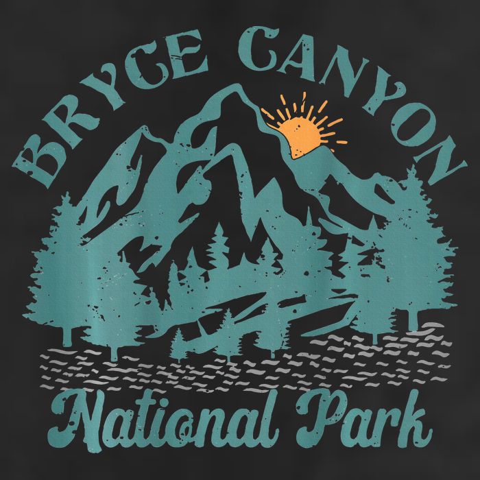 Bryce Canyon National Park Adventure 7 Panel Mesh Trucker Snapback Hat