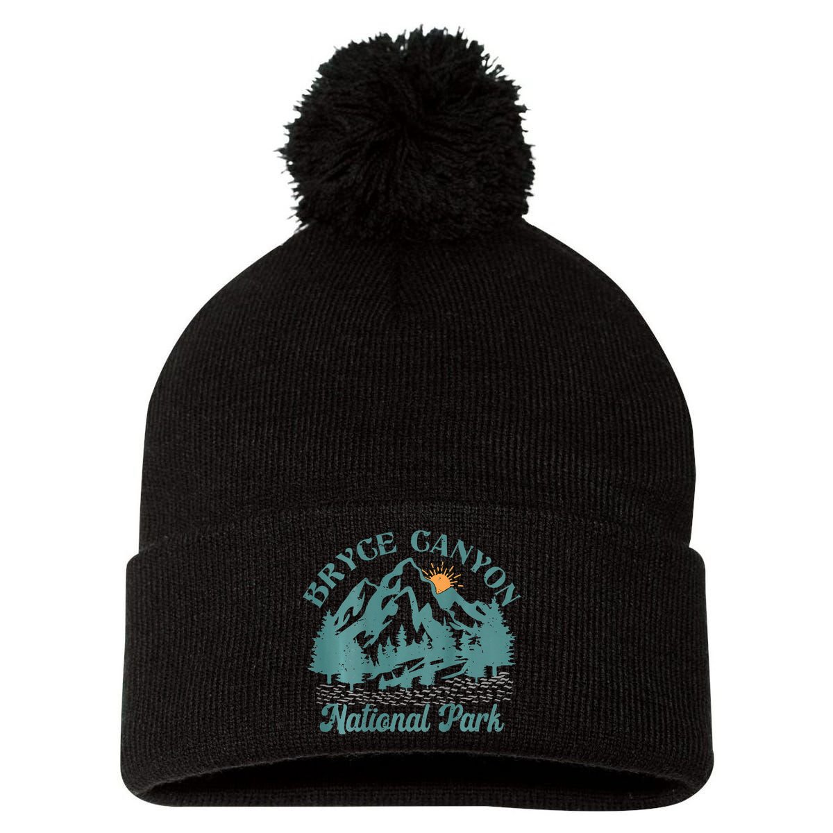Bryce Canyon National Park Adventure Pom Pom 12in Knit Beanie